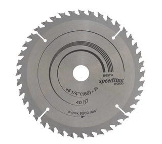 Disco P/ Serra Circular Bosch 6 1/4 (160Mm) - 2608640992