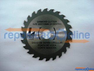 Disco Serra Videa Madeira 110Mm 24D - 5823 - Lotus