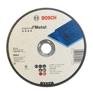 Discos Reto De Corte 7" P/ Metal Grão 30 - 2608600512 - Bosch