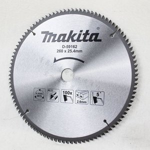 Lamina De Serra Tct260X25.4Mm 100T P/ Al - D-59162 - Makita