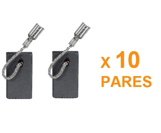Escova de carvao para esmerilhadeiras pequenas Bosch - F000611019 - KIT COM 10 PARES