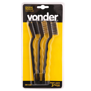 Escova Manual Jogo Com 3 Pçeas Vonder - 3599300300