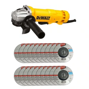 Esmerilhadeira Angular 115mm(4-1/2") 220V Dwe4212-B2 + 20 Discos de Desbaste 115mm Grão A36N
