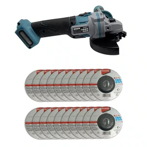 Esmerilhadeira Angular 125Mm(5") 18V Brushless Ws2890.9 + 20 Discos de Desbaste 115mm Grão A36N