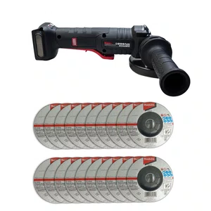 Esmerilhadeira Angular 125Mm(5") 20V Kuh04.91 + 20 Discos de Desbaste 115mm Grão A36N e Maleta