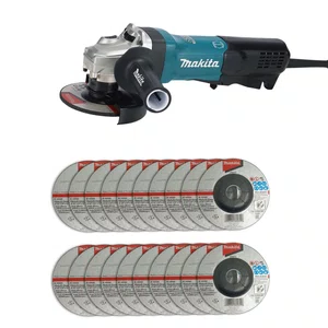 Esmerilhadeira Angular 125Mm(5") 220V Ga5093X03 + 20 Discos de Desbaste 115mm Grão A36N