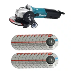 Esmerilhadeira Angular 125Mm(5") 220V Ga5094X03 + 20 Discos de Desbaste 115mm Grão A36N
