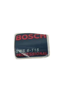 Etiqueta Autocolante Bosch 2609130620