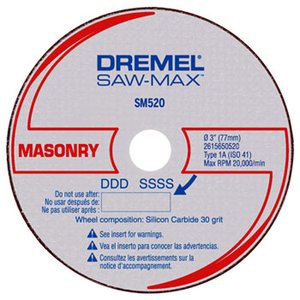 Disco De Corte Para Alvenaria Dremel Dsm520C-Rw - 2615S520Nc