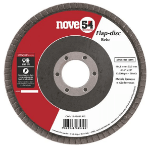 Flap Disc Reto 4.1/2"  G 40 (C.fibra)954 1240041412