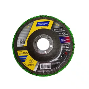 Disco Flap De Fibra R244 Standard 115X22.23Mm Grão 60 Norton - 66254443862