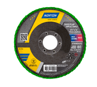 Flap Fibra R244 Standard 115X22.23 0080 Cx100 000000066254443863