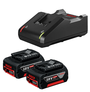 Kit 2 Baterias + Carregador Bosch Gal 18V40 2X Gba 18V 4Ah 1600A02Rm8