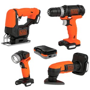 Jogo Ferramentas S/Fio Gop Ak 12V - Bdck502C1-B3 - Black&Decker