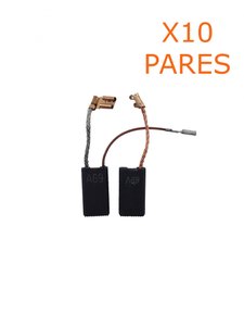 Kit 10 Pares De Escova De Carvão 1617014144 Bosch