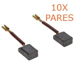 Kit 10 Pares De Escova De Carvão 2610z00180 Bosch