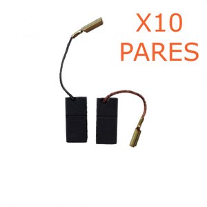 Kit 10 Pares De Escova De Carvão F000611029 Bosch