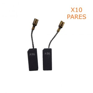 Kit 10 Pares Escova De Carvão F000611028 Bosch