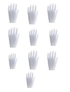 Kit 10 pares Luva Helanca Kalipso 020311 Kalipso - 02.03.1.1