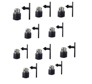 Kit+10  Mandril De 3/8 Para Furadeira De Impacto Bosch - 1600a00z9r