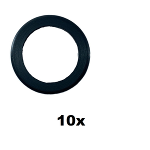 Kit 10 unidades Anel Capa De Borracha Para Rolamento 607 Bosch
