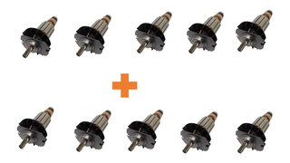 Kit 10 unidades Induzido 220v Para Martelo Bosch Gbh 2-24 D - F000605184