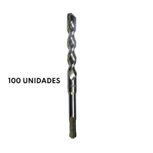 Kit+100 unidades Broca Sds Plus 8mm X160mm Makita - D-00131