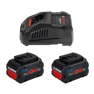 Kit 2 Baterias Procore 18V 8Ah E Carregador 0615A001Cx - Bosch