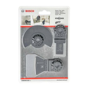 Kit Básico 3 Peças Azulejo Multiferramenta Bosch - 2608662342