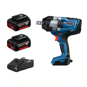 Kit Bosch Chave de Impacto GDS 18V-1050 H + 2 Baterias 4Ah e Carregador Bivolt