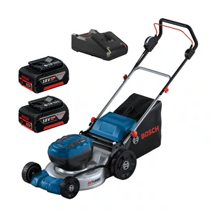 Kit Bosch Cortador de Grama GRA 18V2-46 + 2 Baterias 4Ah e Carregador Bivolt