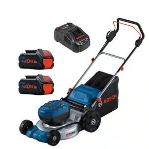 Kit Bosch Cortador de Grama GRA 18V2-46 + 2 Baterias 8Ah Pro Core e Carregador 220V