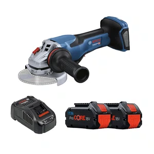 Kit Bosch Esmerilhadeira 5" GWS 18V-15 P + 2 Baterias 8Ah Pro Core e Carregador 220V