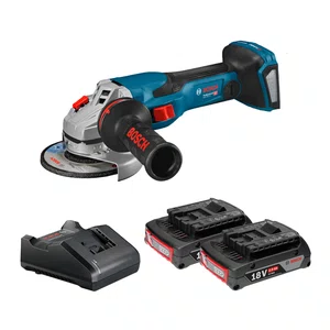 Kit Bosch Esmerilhadeira 5" GWS 18V-15C + 2 Baterias 2Ah e Carregador Bivolt