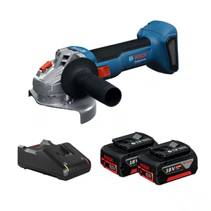 Kit Bosch Esmerilhadeira 5" GWS 18V-8 + 2 Baterias 4Ah e Carregador Bivolt