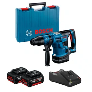 Kit Bosch Martelo Perfurador/Rompedor GBH 18V-36C com Maleta + 2 Baterias 4Ah e Carregador Bivolt