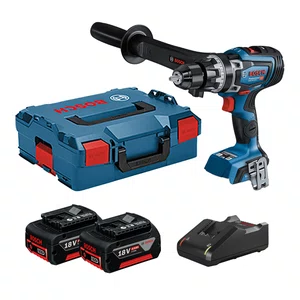 Kit Bosch Parafusadeira de Impacto GSB 18V-150 C + 2 Baterias 4Ah e Carregador Bivolt