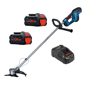 Kit Bosch Roçadeira GFR 18V-23 + 2 Baterias 8Ah Pro Core e Carregador 220V