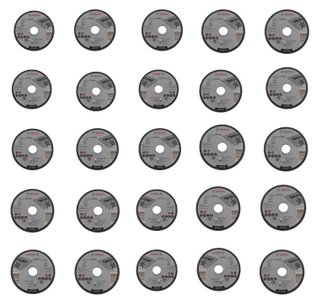 Kit com 50 Unidade Disco De Corte Para Inox Bosch 2608603169