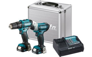 Combo Parafusadeira Impacto Td110D + Hp333D 12V Makita Clx228Sax