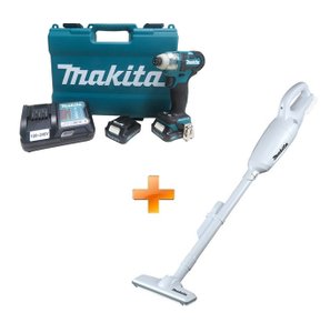 Kit Combo Parafusadeira de Impacto TD111DWYE + Aspirador CL106FDZW