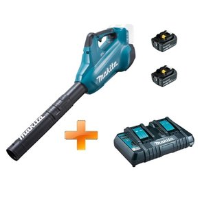 Kit Combo Soprador DUB362Z + Makita com 2 Baterias e Carregador