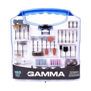 Kit De Acessorios Para Microretifica Com 180 Peças - G19507Ac - Gamma