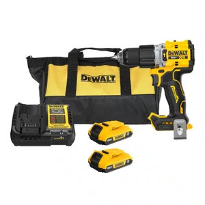 Kit Dewalt Parafusadeira/Furadeira De Impacto 1/2" 20V + 2 Baterias 2Ah + Carregador Bivolt E Bolsa Dewalt - Dcd806D2-Br