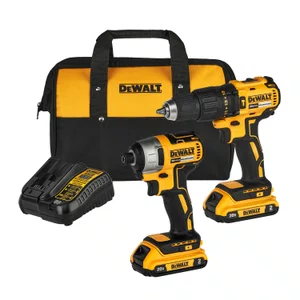Kit Dewalt Parafusadeira/Furadeira De Impacto 1/2"(Dcd7781) + Parafusadeira De Impacto 1/4" (Dcf7871) + 2 Baterias 2Ah + Carregador Bivolt E Bolsa - Dck276D2-Br