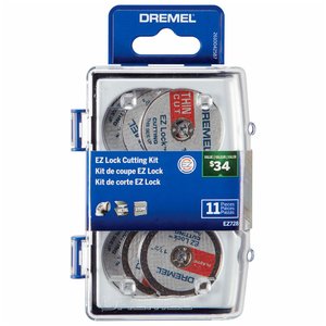 Kit Acessórios Retífica P/ Cortar 11 Pçs Dremel Ez728 - 2615E728Ab