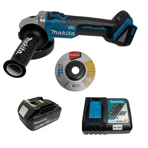 Kit Makita Esmerilhadeira Angular 125Mm 18V Brushless + 1 Bateria 3Ah + Carregador Bivolt - Dga504Z-Promo