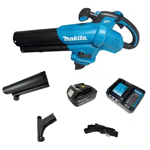 Kit Makita Soprador/Aspirador 18V Brushless Dub187Z + Bateria 18V 3Ah Bl1830B + Carregador Bivolt Dc18Wc - Dub187Zc