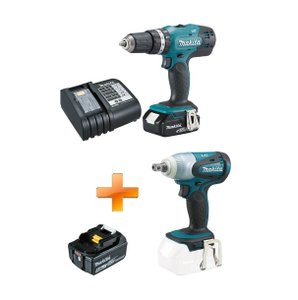 Kit Parafusadeira DHP453X10 e Chave de Impacto DTW251Z