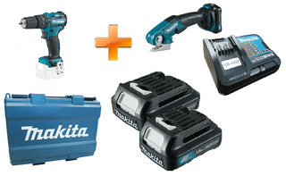 Kit Parafusadeira + Multicortadora + Baterias